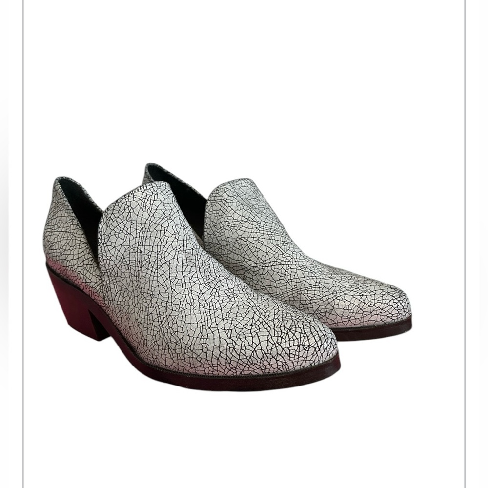 SHELLYS LONDON Women's Crackle Pattern Ankle Boots